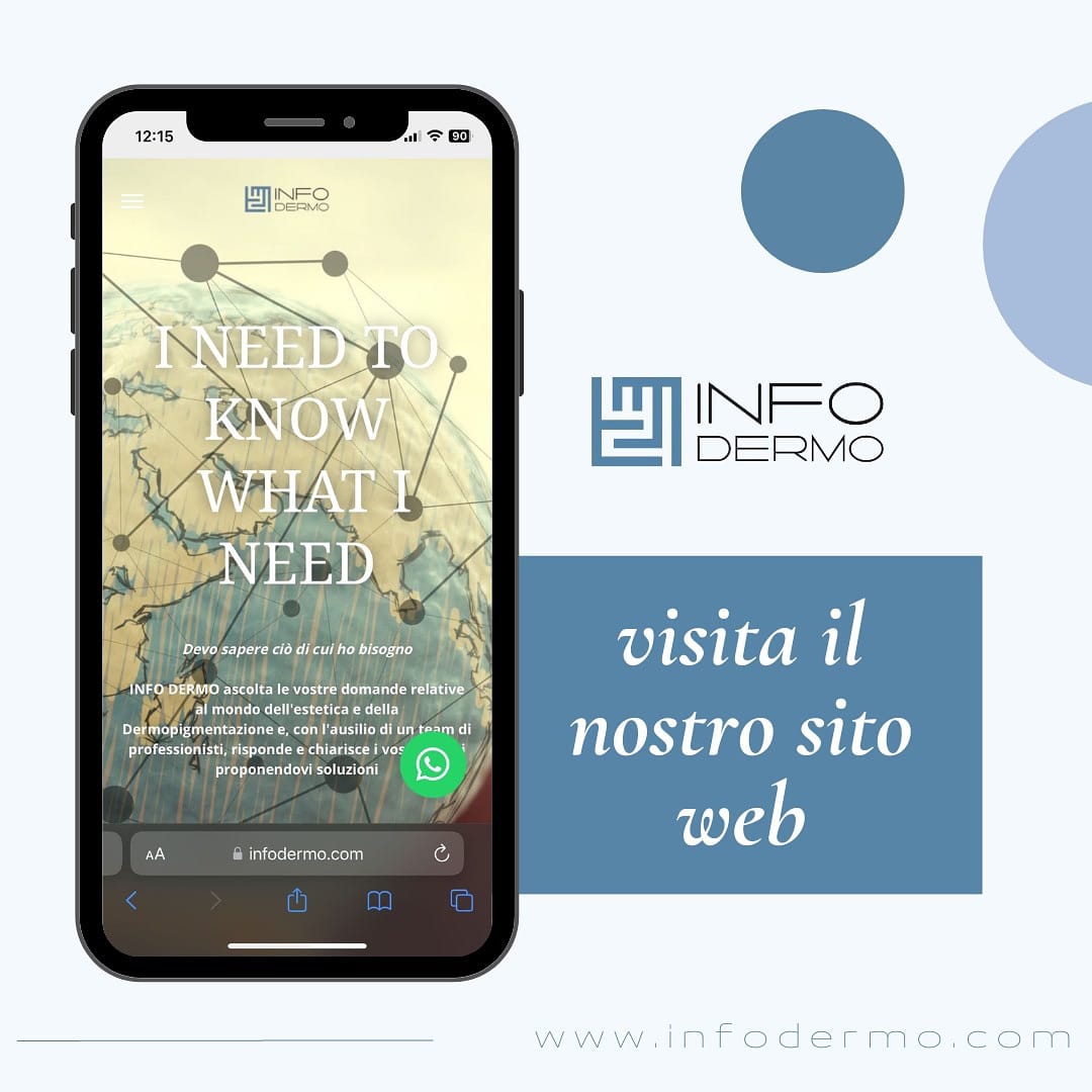 Da oggi e online il nostro sito web wwwinfodermocom INeedToKnowWhatINeed